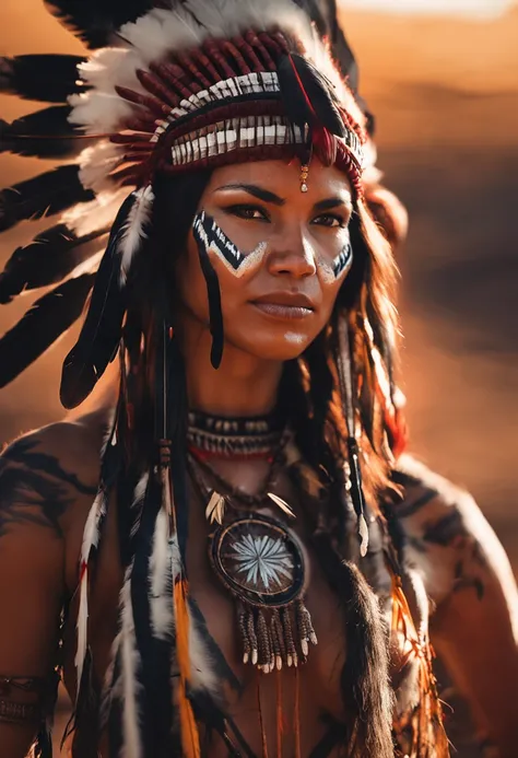 ultra detailed artistic photography, Native American beautiful Apache female, tee pee, moonlight, fire pit, feathers, sexy, dreamy, glowing, backlit, shadows, oil on canvas, smooth, ultra high definition, 8k, ultra sharp focus,  intricate artwork masterpie...