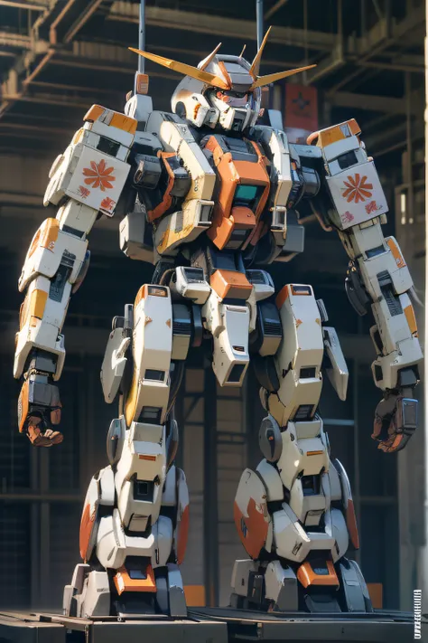 "behold the awe-inspiring might of the mecha, as it showcases its ultimate power."