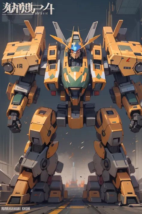 "behold the awe-inspiring might of the mecha, as it showcases its ultimate power."