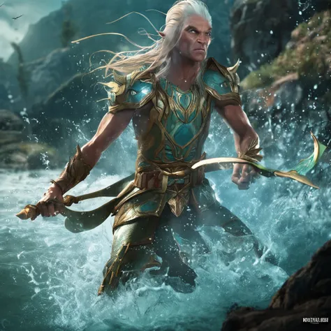 Earth elves fighting water elves