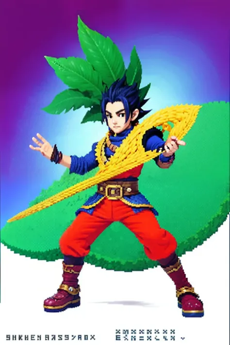 鸟山明风格，Flat pixel games《dragon quest》，Game monster design，（Western Dragon：1.4），Full body like，16-bit pixels