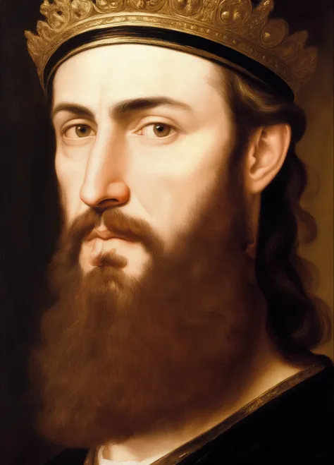 Portrait of King David from the Bible