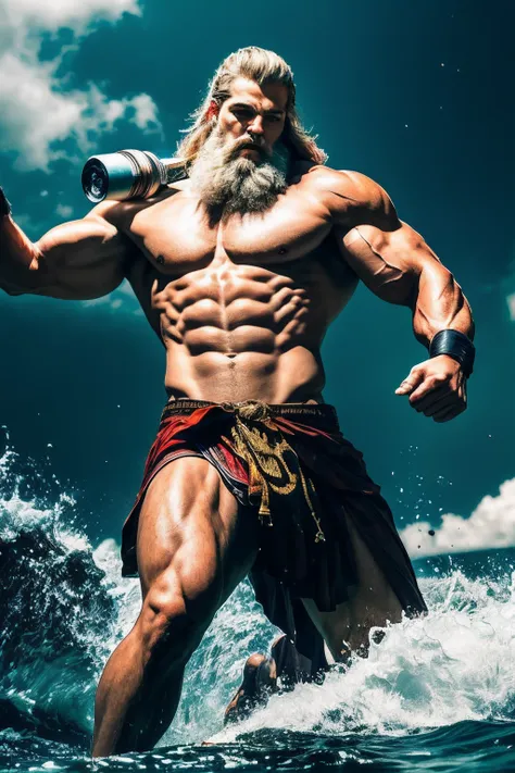 (papel de parede 8k extremamente detalhado), a photo of Zeus in an action environment, extremamente realista e detalhado, cinematic picture, Front view, photographic, Ultra realista, 4k