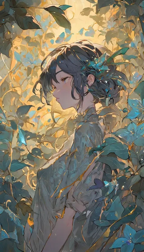 poisonous Atropa Belladonna nightshade , female, solo, full body, centered, key visual, intricate, highly detailed, breathtaking, precise lineart, vibrant, panoramic, cinematic, Carne Griffiths, Conrad Roset, 16:9, magic