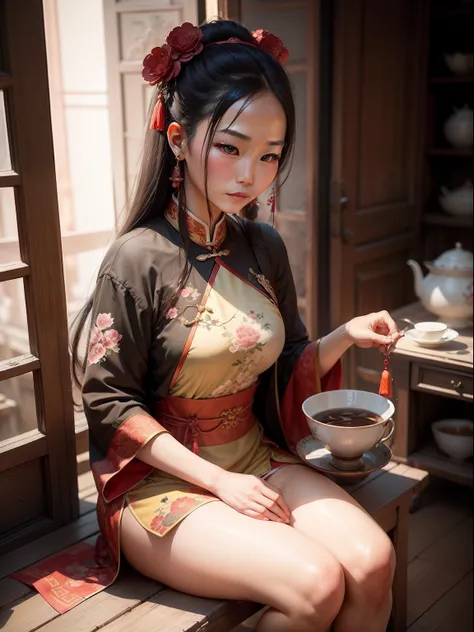 woman, China, ancient, traditional