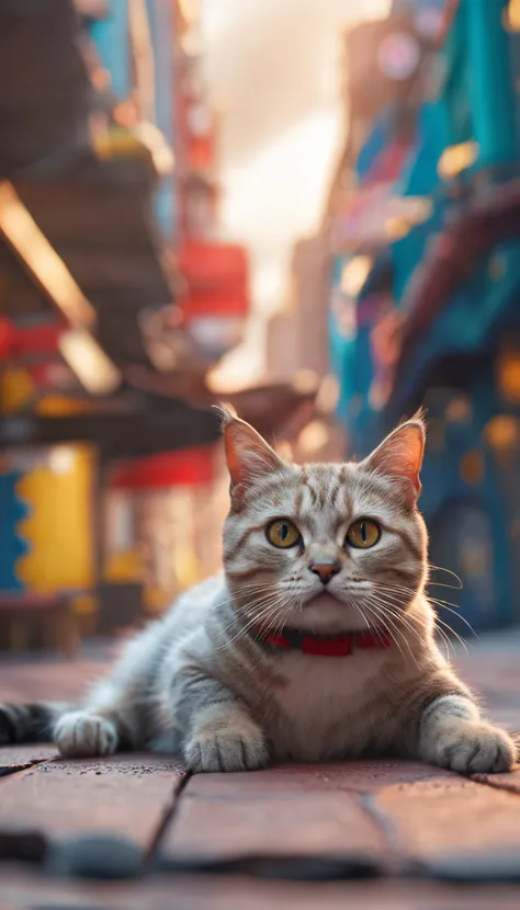 cute cat,funny, city