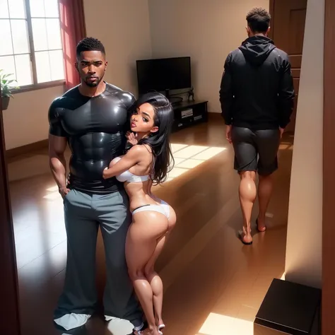 Kinematic dynamics, Cuckold inter-racial ,(( mulher linda com corpo perfeito e bunds redonda e gostosa, embraced with "preto bonito") e fundo marido de costas ignorando o que eata acontecendo