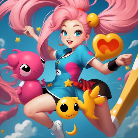 Cartoon character pink