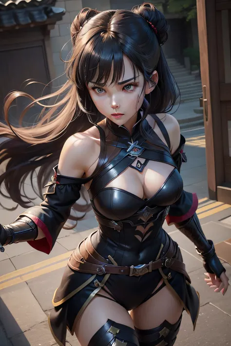 **Milena Shadowwind**
   -gender: woman
   -age: Age27
   -appearance: Beautiful woman with dark hair and gray eyes。With a petite body、Good at instantaneous movement。
   -nature: Characterized by agile and agile behavior。Specializes in tactics using shadow...