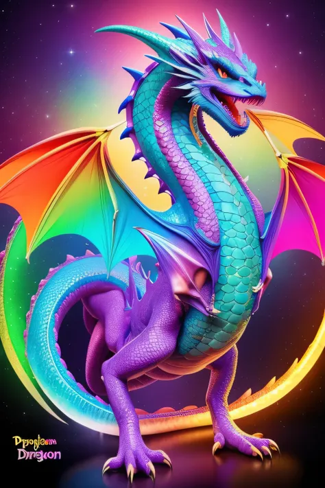 psychedelic dragon