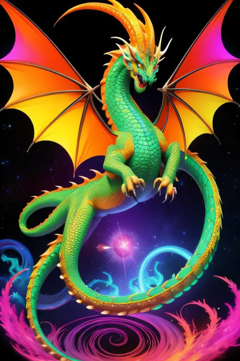 Psychedelic dragon