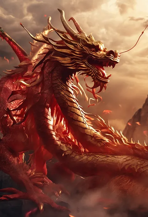 Under the golden dragon is the red dragon