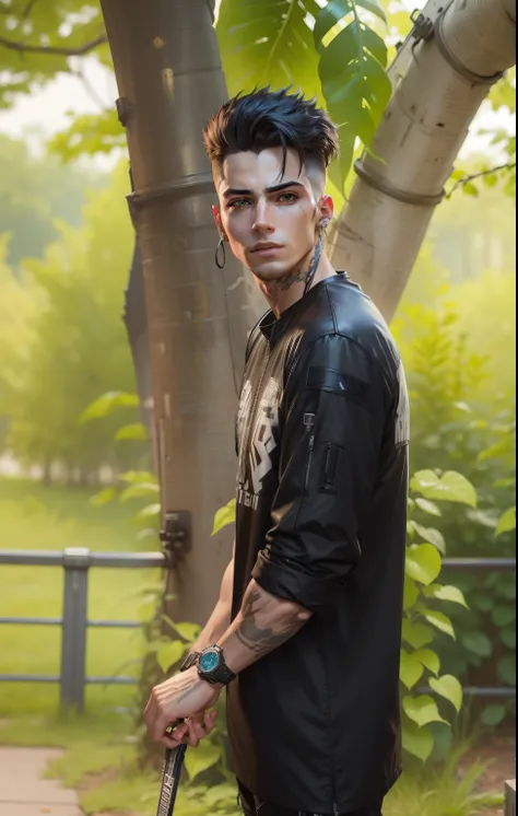 Change background cyberpunk handsome
boy, realistic face, 8k, ultra realistic