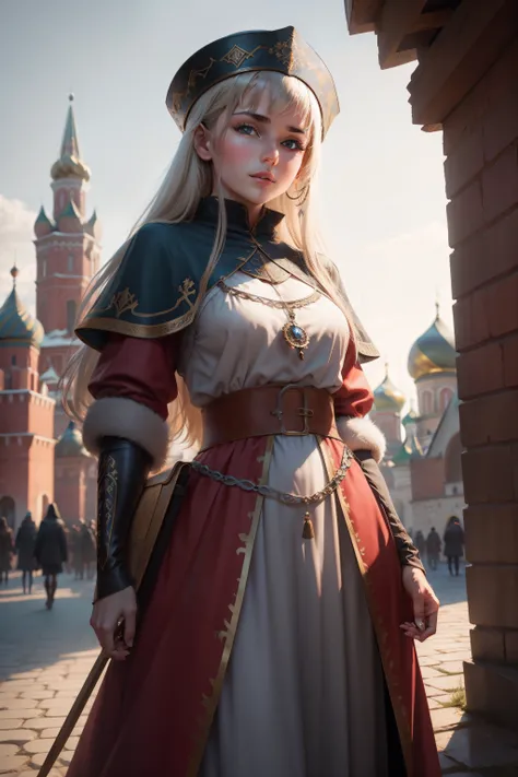 Medieval Russia, The city, handsome girl