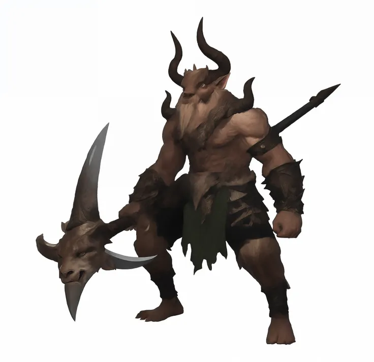 Araved male with horned head and horned sword, minotaur in ancient armor, minotaur warrior, a minotaur wolf, minotaur warrior with axe, fit male demon with white horns, minotaur from path of exile, male centaur centaur chimera, Minotaur, tauren, beastman c...