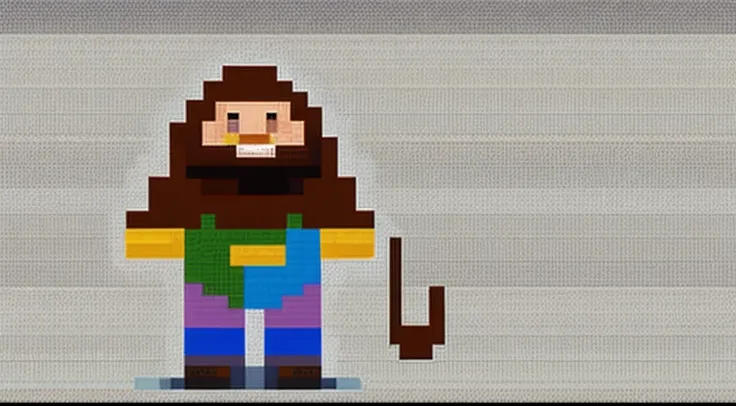 pixel game，character  design，Middle Ages，Hammer Dwarf， Pixel art #pixelart