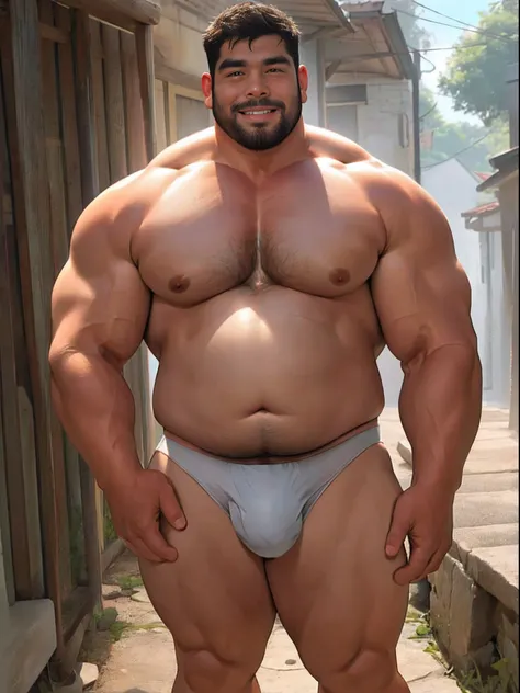 1boys,solo,Best Quality, mature male, Muscular men, (Baladukhi: 1.5), Bala Daddy, thick arms, fat, photograph realistic, Masterpiece, Naked upper body, male,  Short hair, strong, (The main muscles of the chest: 2.0), Tough Guy,(Naked upper body: 0.9),stron...