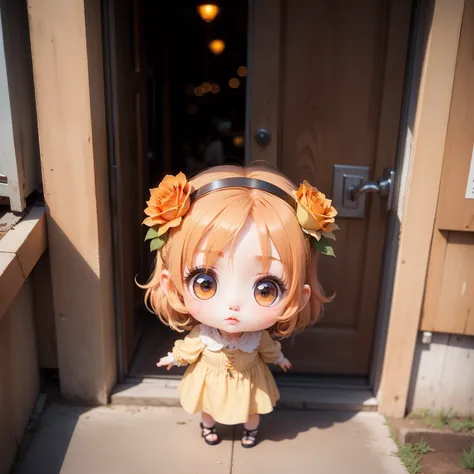 Cute Baby Chibi Anime,Apricot orange roses,City of roses in Portland