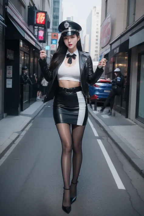 K-pop idols、Female sexy、policewoman、In the city