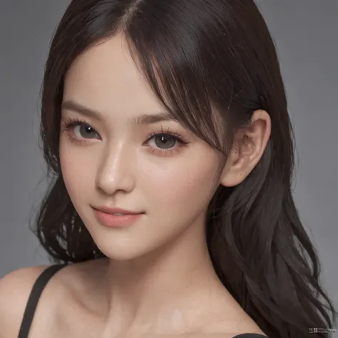 （One lady）、Dark eyes、(Professional 3D Rendering:1.3) De (realist:1.3) Teenage girl face, 4K realistic and perfect skin, Beautiful smile, Detailed eyes. (Sportbuso)( Leggings) (Big Tits) (Beautiful legs) (Black hair))((Full body))((beautiful round body))A s...