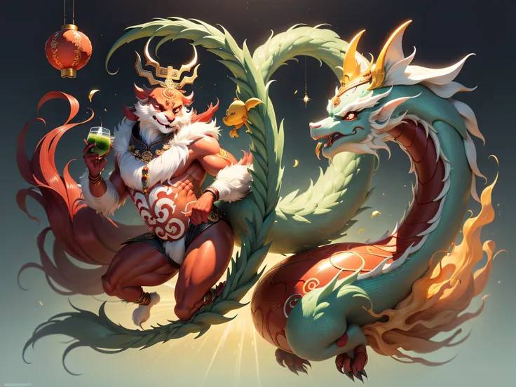 Chinese mythical creatures，gourmand