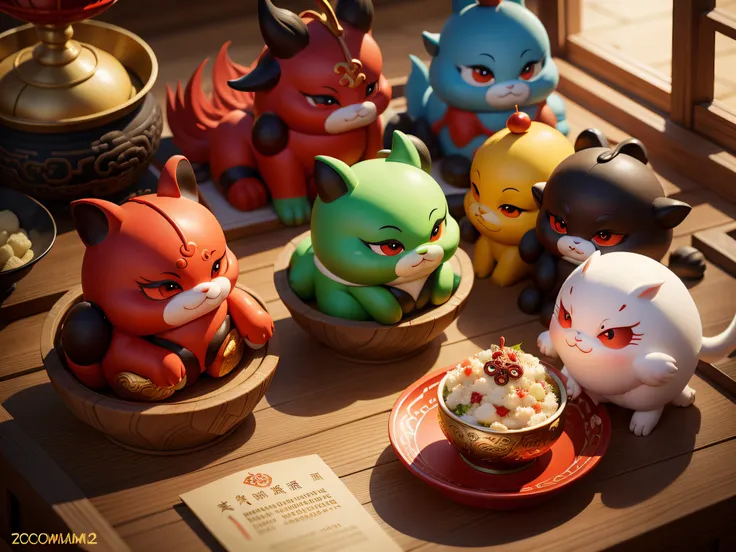 Chinese mythical creatures，gourmand