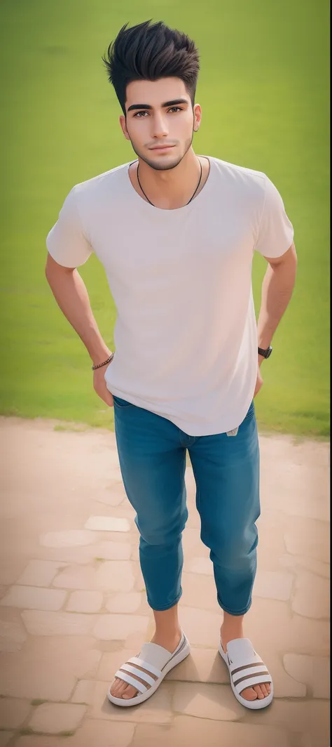 Portrait of a 25-year-old man dressed in jeans