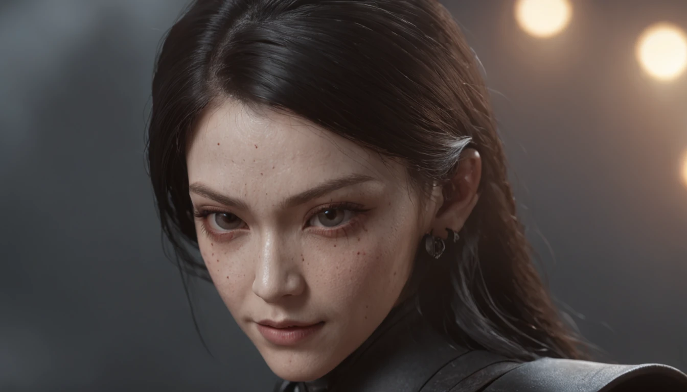 Cinematic image effects，angel and demon，Realistic skin texture，Dark style，closeup of face，Half a face，Jon Corfiots ray tracing，zbrush central，sōsaku hanga，face high detail，highy detailed face，Highly detailed face，Buddha，Oriental face，Details and symmetrica...