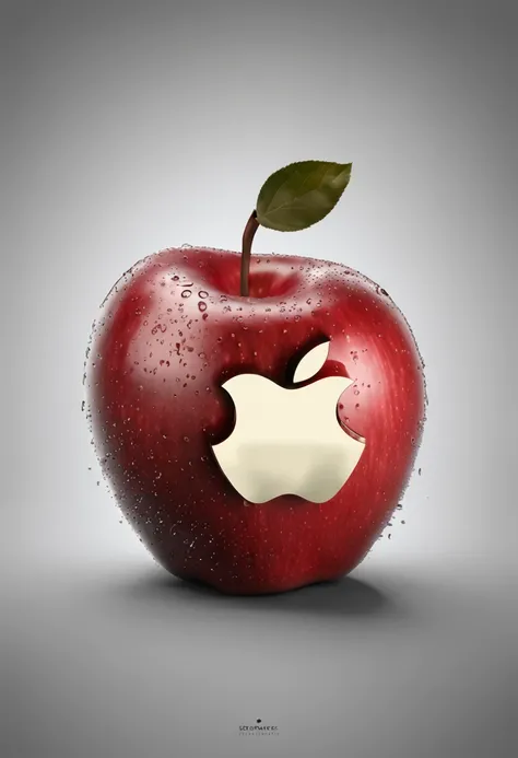 Certo! Heres an example of a prompt to create an image of a bitten apple in a super realistic 3D black style, como o logotipo da Apple: "Youre a talented graphic designer who specializes in amazing three-dimensional effects. Your task is to create an image...