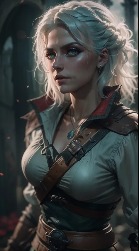 The Witcher Ciri ,35mm lens, photography, ultra details, precise texture details HDR, UHD,16K,