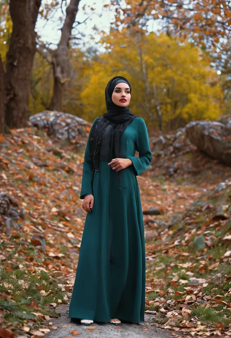 "Hijab girl showcasing elegance and confidence."