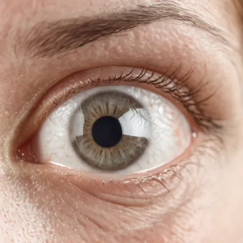 A 5-year-old looking through a magnifying glass, com um brilho de descoberta nos olhos, ultrarealista