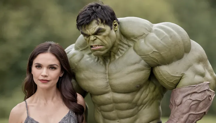 Garoto Hulk, with her parents the Incredible Hulk and Wonder Woman.