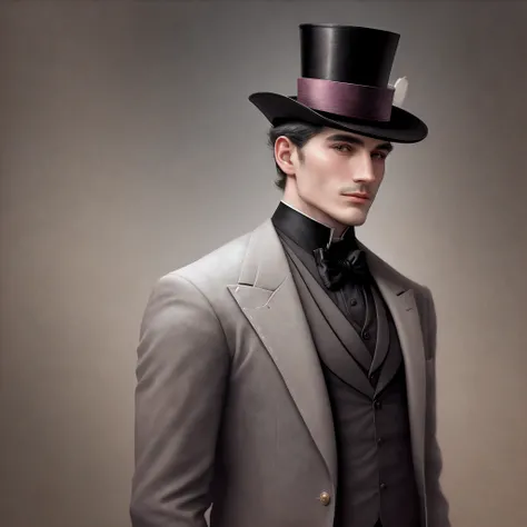 Man in top hat