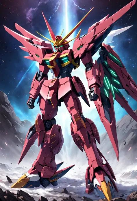 Gundam Epyon merged with Dragon Zoid from the Power Rangers