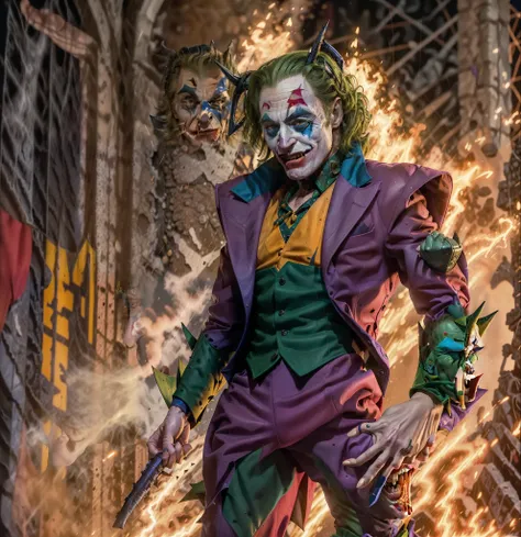 Batman, a piada de matar, O Coringa, Batman como o Coringa, O Coringa como Batman, Coringa vestindo o traje de armadura de Vader, Coringa usando a armadura de Vader, coringa, Retrato do Coringa, Retrato do Coringa, Retrato de um Coringa, sorriso coringa, c...