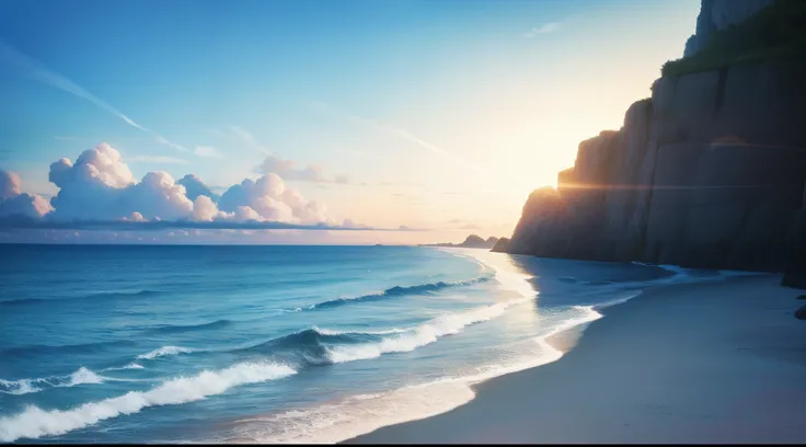 soft light, Anime Beach