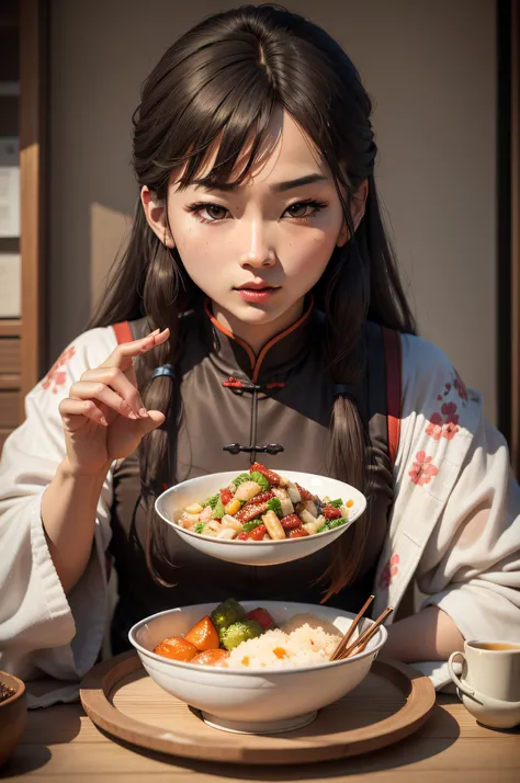 Chilled Chinese　realisitic　realistic　Looks delicious