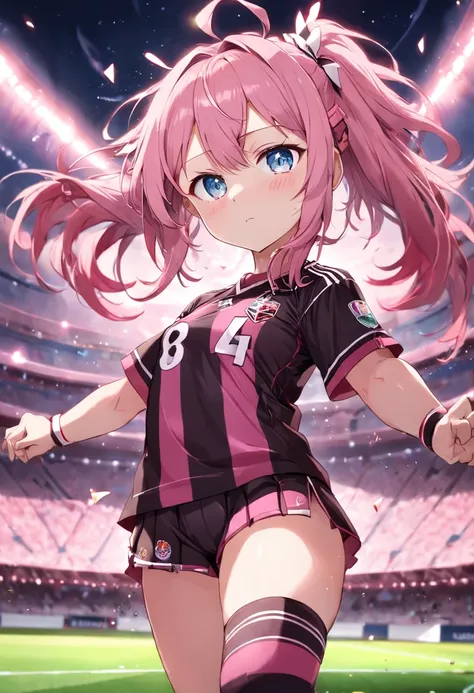 O destino de Astolfo , uniforme de futebol, Diamante, cabelos multicoloridos, olhos multicoloridos