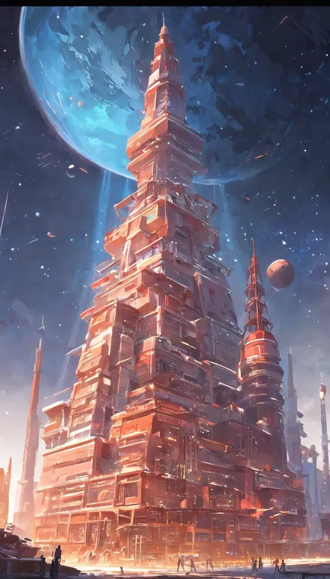 Soviet cosmonautics、Realistic architecture、Sovetsky、Stack blocks、civil engineering、starryskybackground、Monument to the Conquerors of Soviet Space、Stack blocks、Stack bricks、Stacking building materials、planet earth、Tilt up、Postmodernist architecture、minimali...