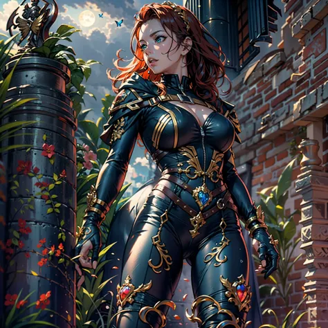 Masterpiece sunLight Heroe Marvel_Studio "Black Widow" Beholder ultra realist saturate meticulously intricate ultra pro-photorealistic optimal ultra_high_quality accurate ultra_high_detail ultra_high-resolution color-coded shading max perfection reflex gra...