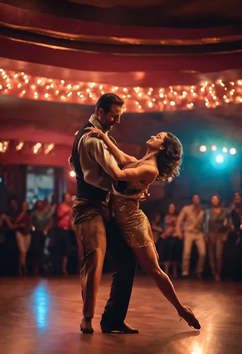 There are two people who are dancing in a dance studio, Salsa Social Dance, Salsa, couple dancing, salsa tricks, dancing with each other, dancers, dancing gracefully