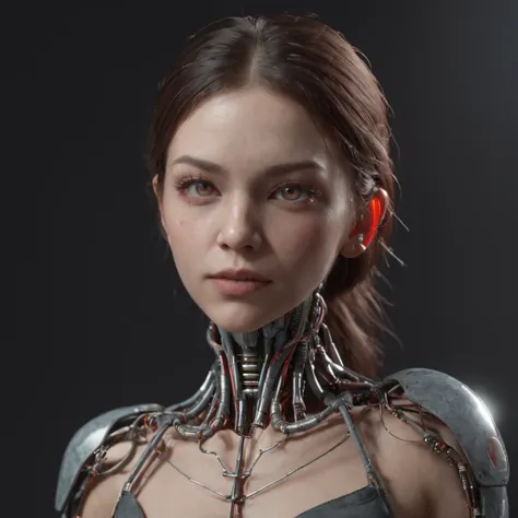 1mechanical girl,((ultra realistic details)), portrait, global illumination, shadows, octane render, 8k, ultra sharp,metal,intricate, ornaments detailed, cold colors, egypician detail, highly intricate details, realistic light, trending on cgsociety, glowi...