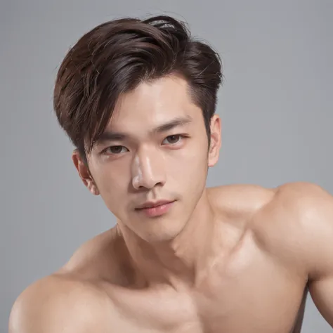 1 male、male model、model poses、and draw the full body、(( fullnude ))、Slim muscles、long eyelashes、Pretty eyes、a 25-year-old man、Super handsome、 And precisely the ball、Write cleanly、The erection、Stenosis of the glans penis     、Poses that show and emphasize t...