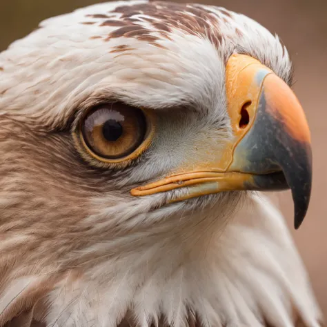 Flying eagle with front camera, Hold the wheat in both hands.