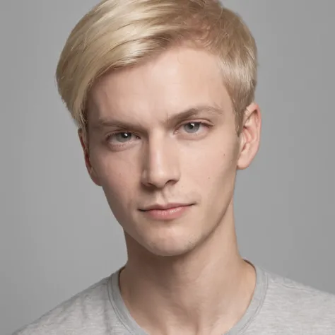 a male cyberhacker software developer with short blonde hair