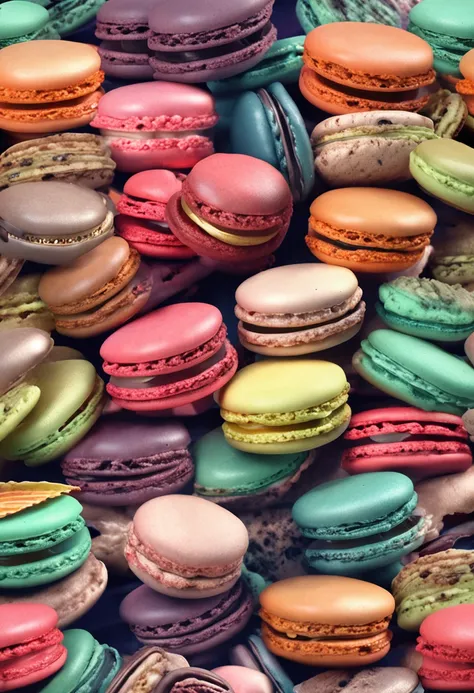 macarons，Dragons surround the buttons，China-style，Classical grain