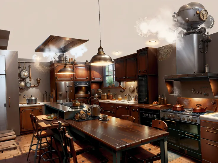 Steampunk AI , Cogpunk kitchen