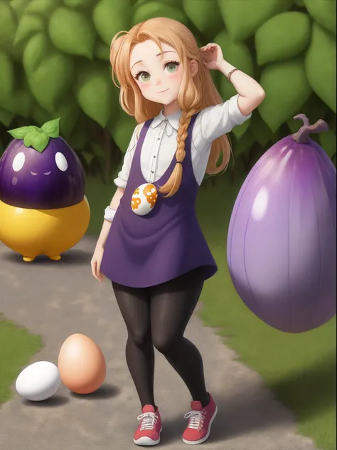 Characters and eggplants