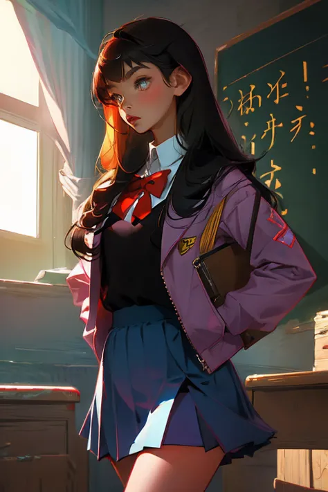 Bigchest，JK school uniform，Beth